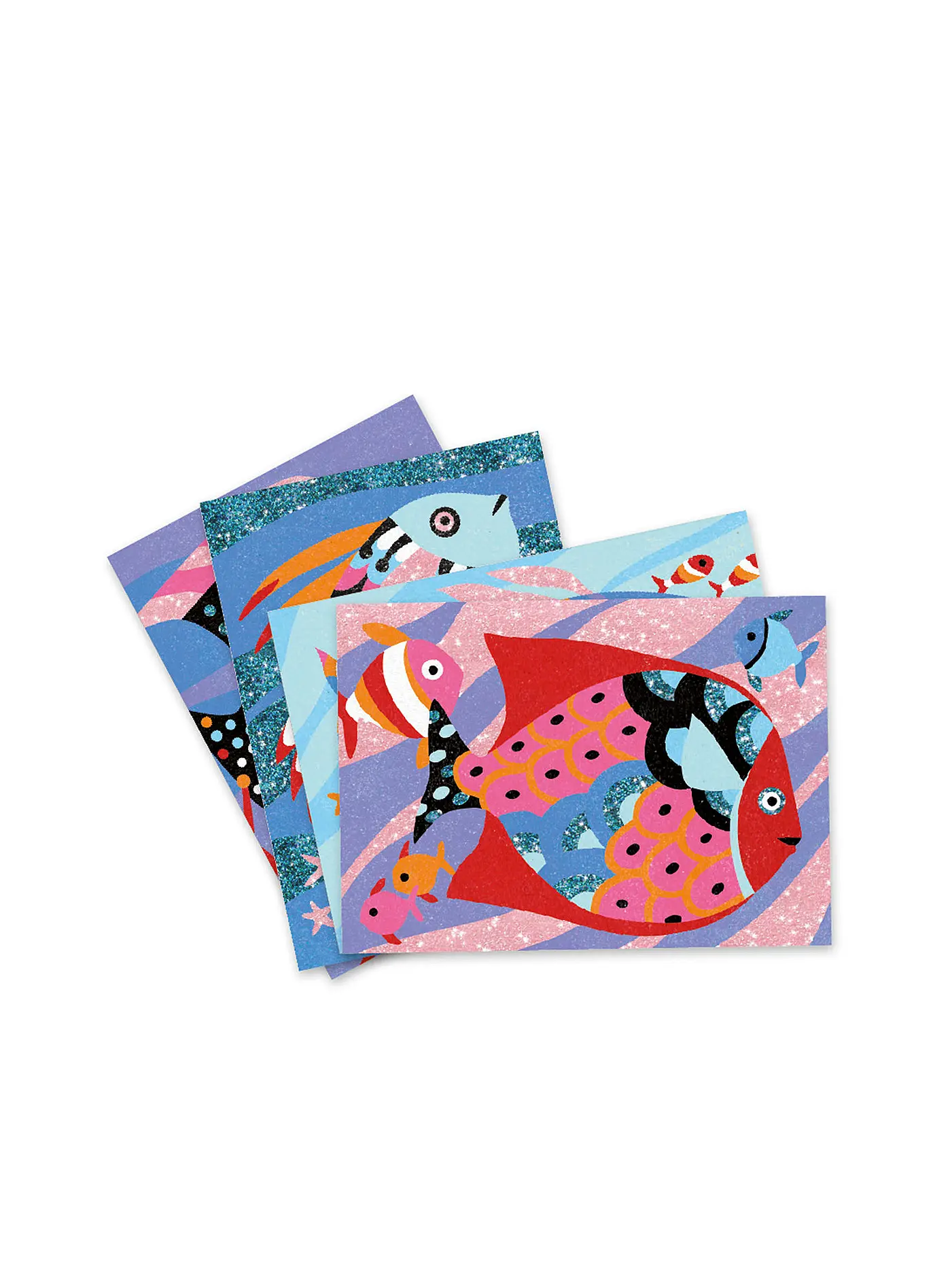 DJECO | Sand und Glitter - Farbenfrohe Fische | 